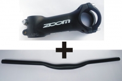 Вынос руля 31.8 мм ZOOM TDS-C41-8 + руль велосипедный