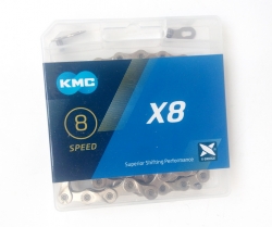 Цепь KMC х8 для кассеты 8 звезд размер 1/2" х 3/32"