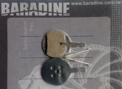 Колодки тормозные круглые 23 мм для дискового тормоза BARADINE