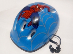 Велошлем синий цвет SPIDER MAN