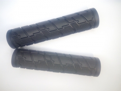 Грипсы ручки для велосипеда или самоката 125 мм силикон черный цвет